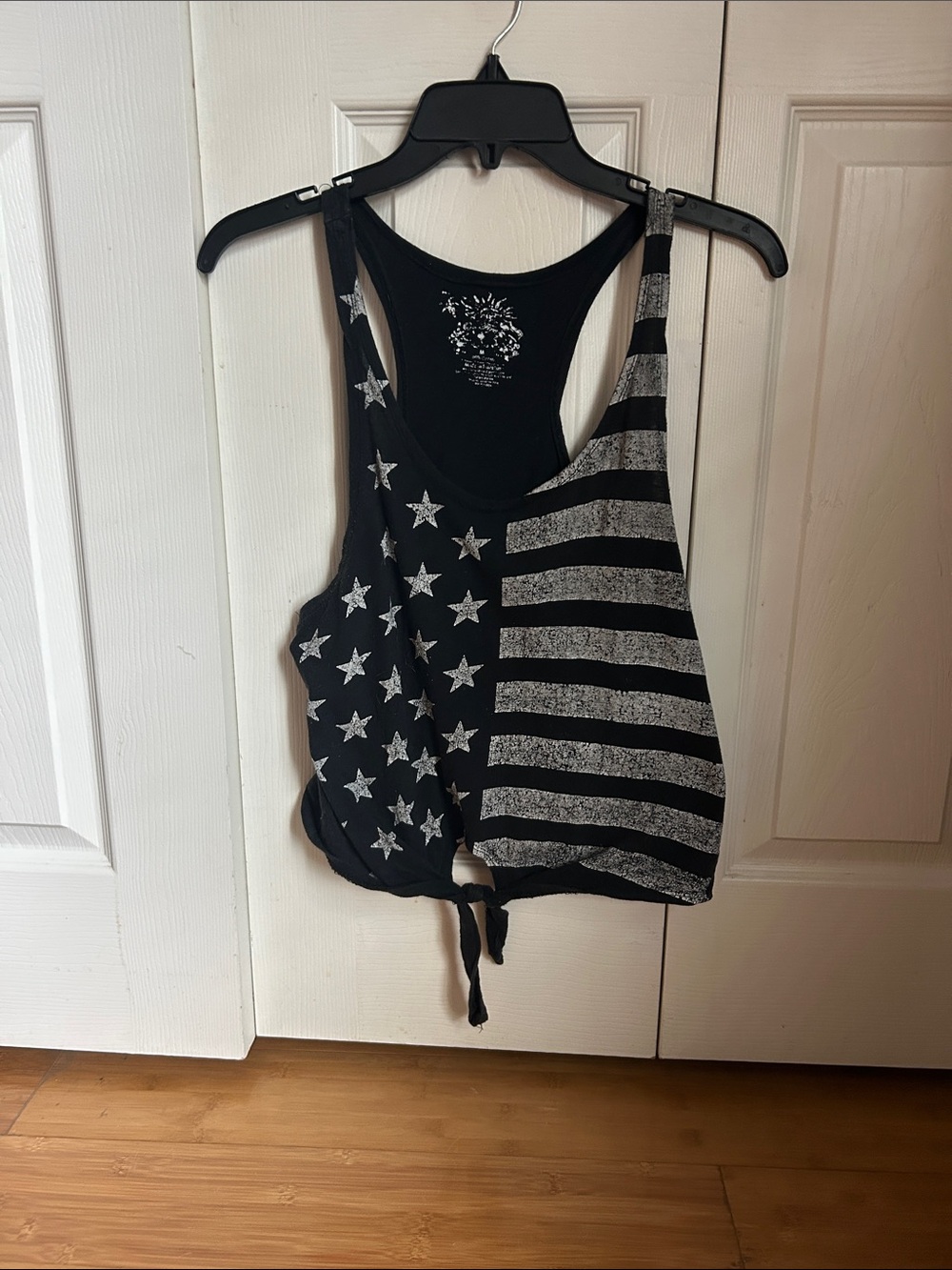 Women's Black Star & Stripe Tank Top